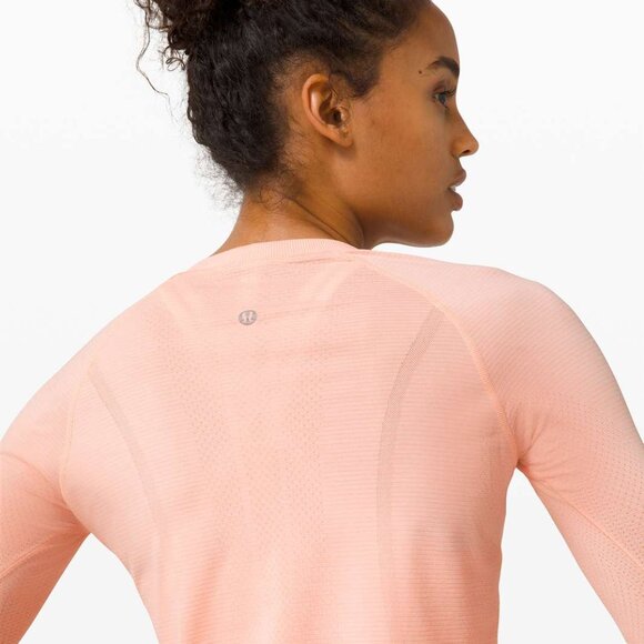 NWOT Lululemon Swiftly Tech Long Sleeve Light Pink - Picture 3 of 9